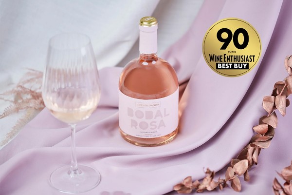 Vicente Gandía Bobal Rosa, el mejor rosado calidad-precio para Wine Enthusiast