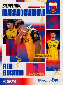El delantero Mariano Carmona jugará en el CD Eldense en calidad de cedido por el Córdoba CF