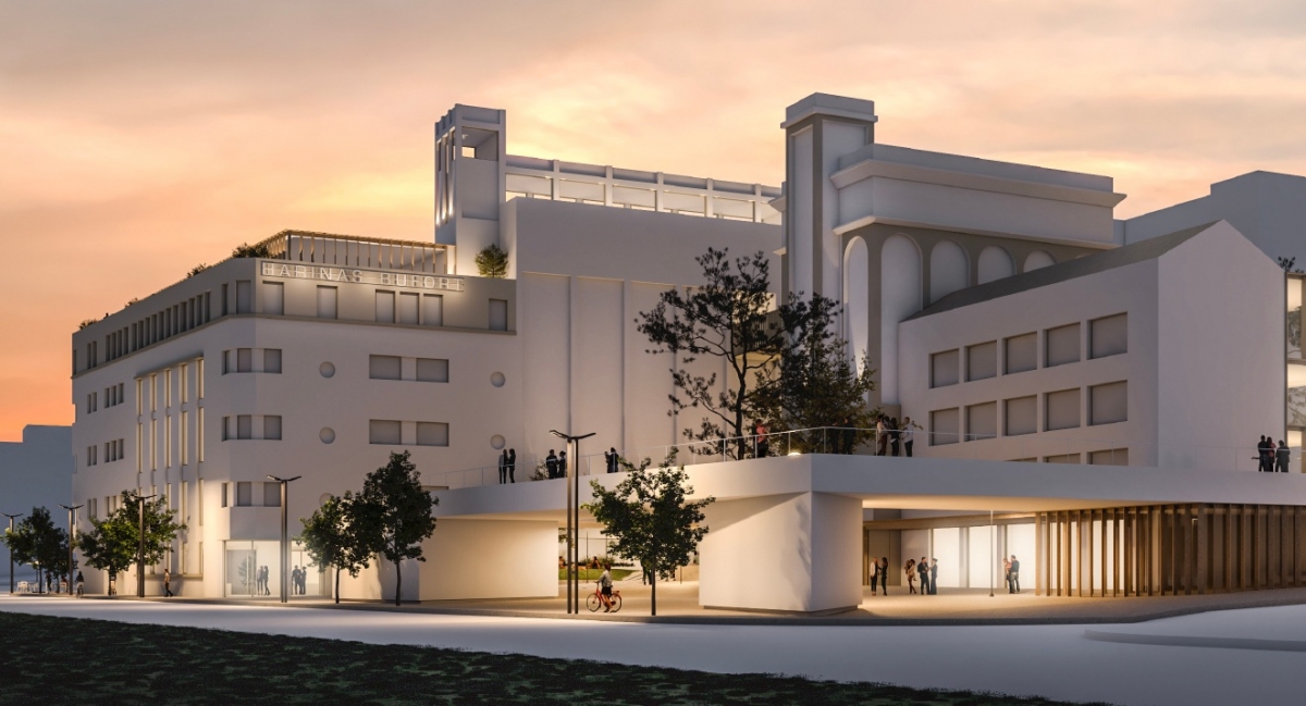 Recreación virtual de la reforma de los edificios de las antiguas harineras de Benalúa, en Alicante.