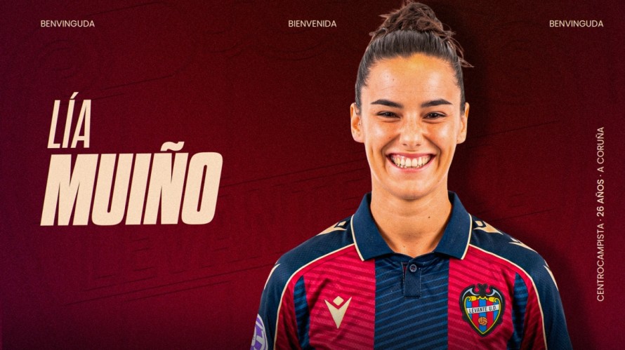 Lía Muiño refuerza el centro del campo del Levante UD Femenino