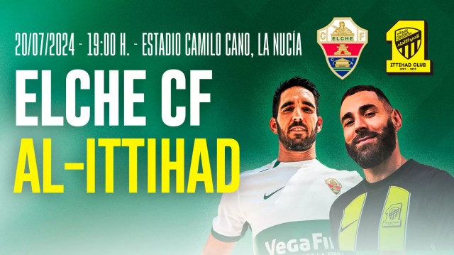 El Elche se enfrentará al Al-Ittihad Jeddah Club en su primer test de pretemporada
