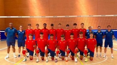Los murcianos Jaime Medina y Eric de Ayala, con España en el Mundial sub-17 en Doha