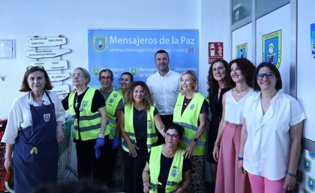 La Diputación impulsa el servicio de entrega de comida preparada de Mensajeros de la Paz