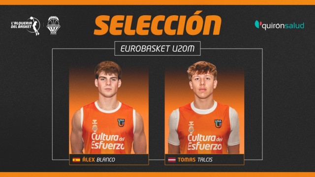 Blanco y Talcis estarán en el Eurobasket U20M