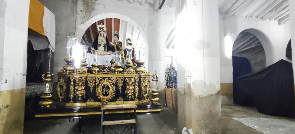 Interior del edificio del Pósito, en Jumilla.