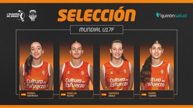 Hernández, Alonso, Dávila y Teijeira estarán con España en el Mundial U17F
