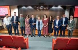 Carlos Baño inicia un nuevo mandato al frente de Cámara Alicante tras la constitución del nuevo pleno