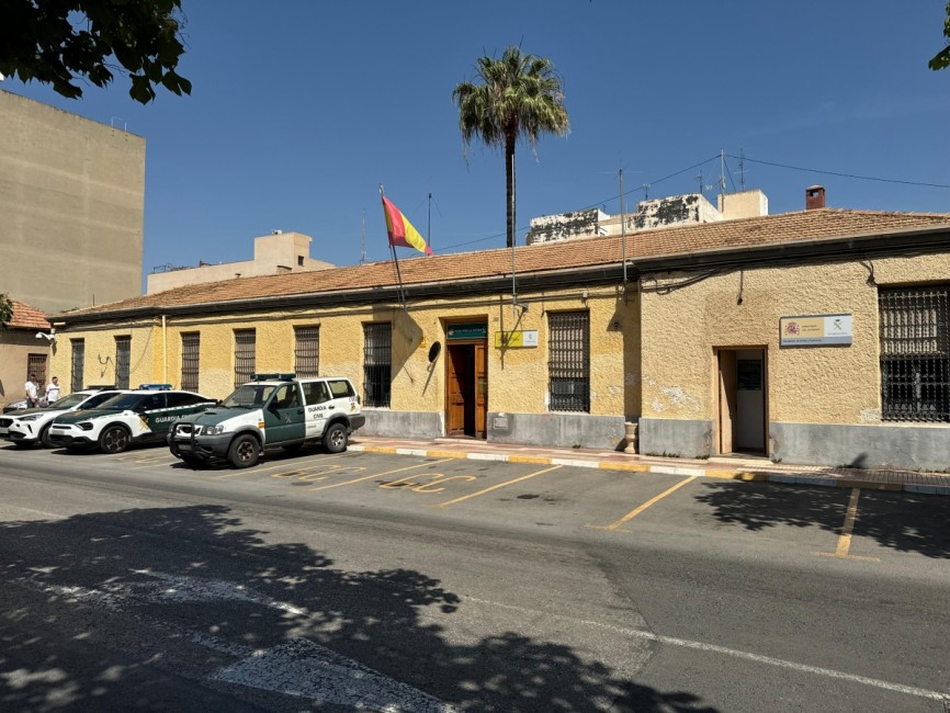 El cuartel de la Guardia Civil en San Vicente. - 