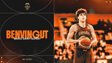Mario Saint-Supéry firma con Valencia Basket hasta 2030
