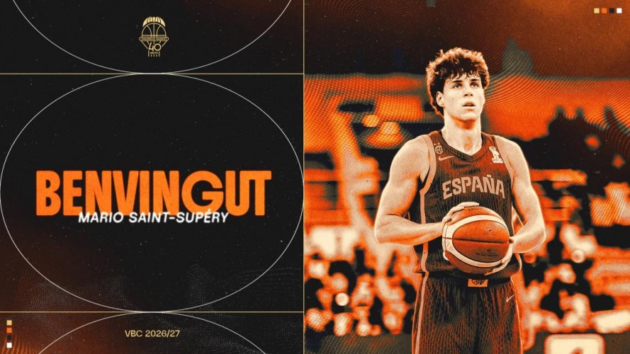 Mario Saint-Supéry firma con Valencia Basket hasta 2030