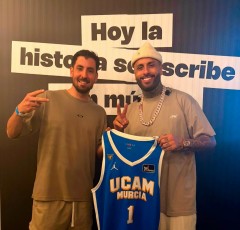 El cantante Nicky Jam se alista a la causa del UCAM CB aprovechando su concierto en Murcia 