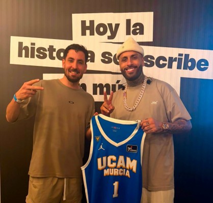 El cantante Nicky Jam se alista a la causa del UCAM CB aprovechando su concierto en Murcia 