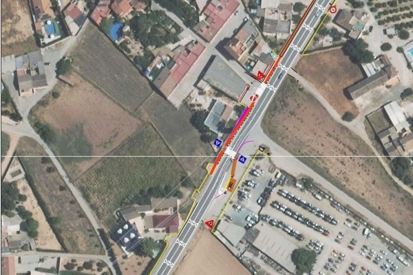 Los Salazares (Cartagena) ve más cerca la ansiada parada de autobús y el sendero peatonal