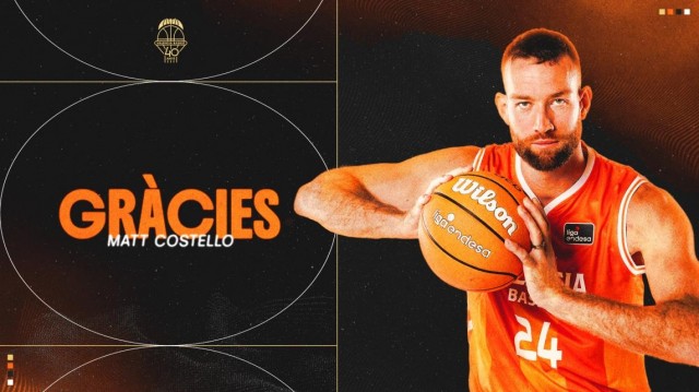 Matt Costello finaliza su etapa en Valencia Basket