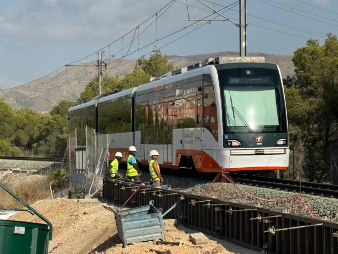 FGV activa la tranviarización del Tram en Benidorm con obras por 5 millones