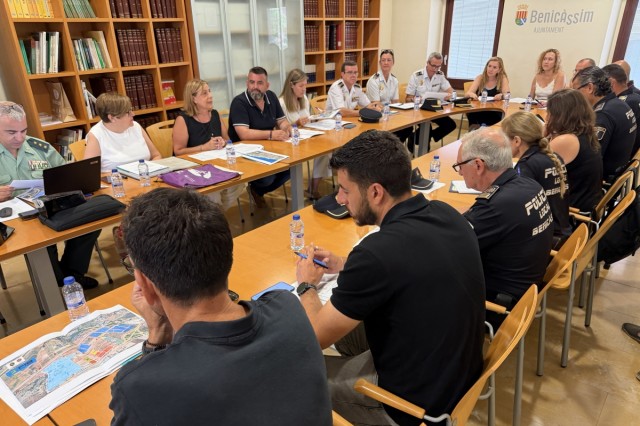 Benicàssim se prepara para una nueva edición del FIB: coordina el dispositivo especial de seguridad