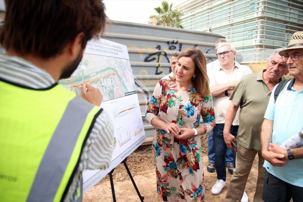 El paso ciclopeatonal que une el tramo XVI del Jardín del Túria y el Puente de Astilleros estará al inicio de 2027