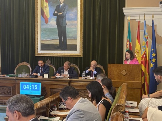 El PSPV denuncia  que Carrasco abandonó el pleno del Ayuntamiento sin dar explicaciones 