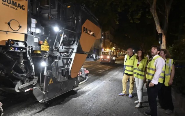 El Ayuntamiento inicia los trabajos de asfaltado de Marqués del Túria: más de 22.000 m2 de pavimento fonoabsorbente