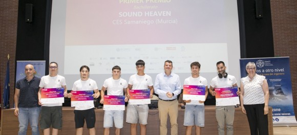 Los estudiantes de Samaniego (Alcantarilla) ganan el primer premio de los Telecogames, la Olimpiada Nacional de Telecomunicaciones