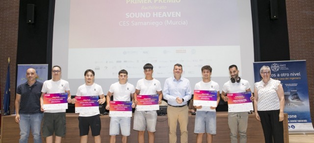 Los estudiantes de Samaniego (Alcantarilla) ganan el primer premio de los Telecogames, la Olimpiada Nacional de Telecomunicaciones