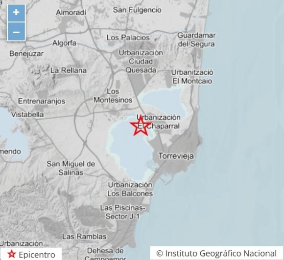 Tres terremotos leves se registran en la provincia de Alicante en menos de 24 horas
