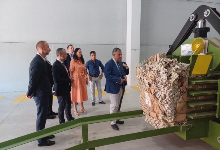 Griñó estrena su nuevo centro de residuos en Fuente Álamo para reciclar hasta 100.000 toneladas al año