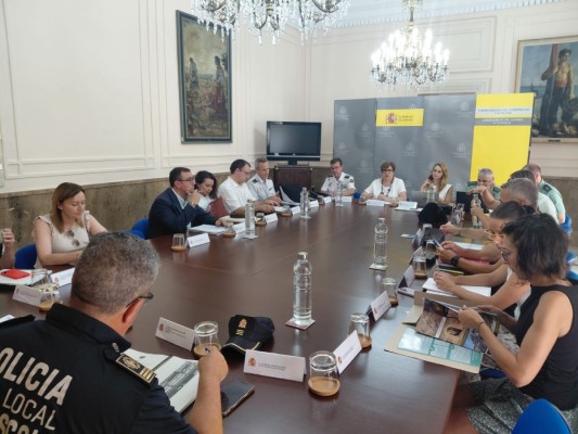 La Subdelegación del Gobierno en Castellón coordina la seguridad y las emergencias para el eclipse solar