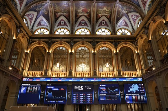 El Ibex 35 abre la sesión a la baja