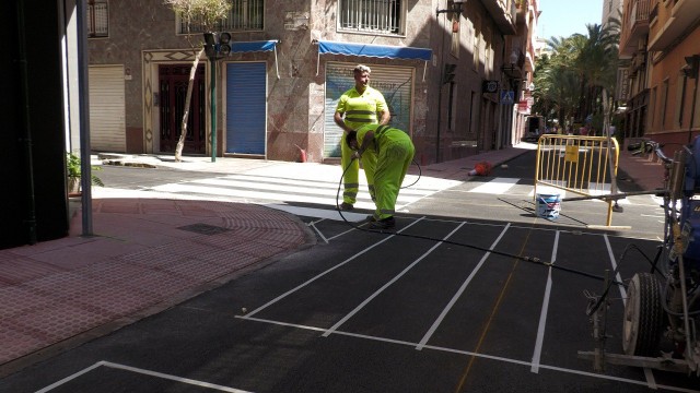 Finalizan las obras de mejora de accesibilidad en la calle Daoiz