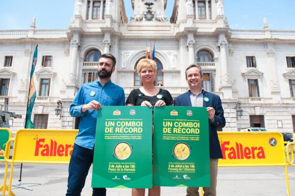 Falleros y Ayuntamiento convertirán la Alameda en un paellódromo para celebrar el #PaellaEmoji