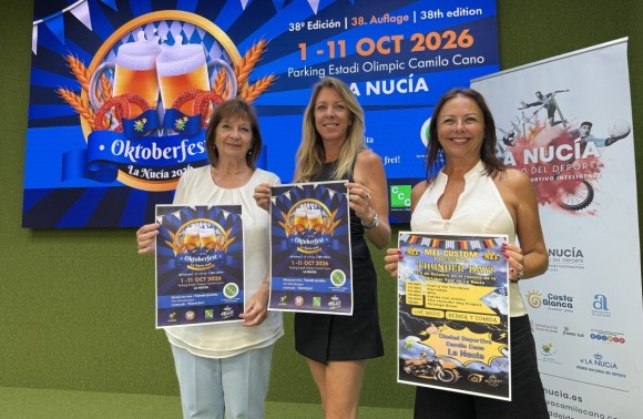 La Oktoberfest 2026 de La Nucía se celebrará del 1 al 11 de octubre: abrirá las reservas el 1 de agosto
