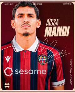El Levante UD firma a Aïssa Mandi 