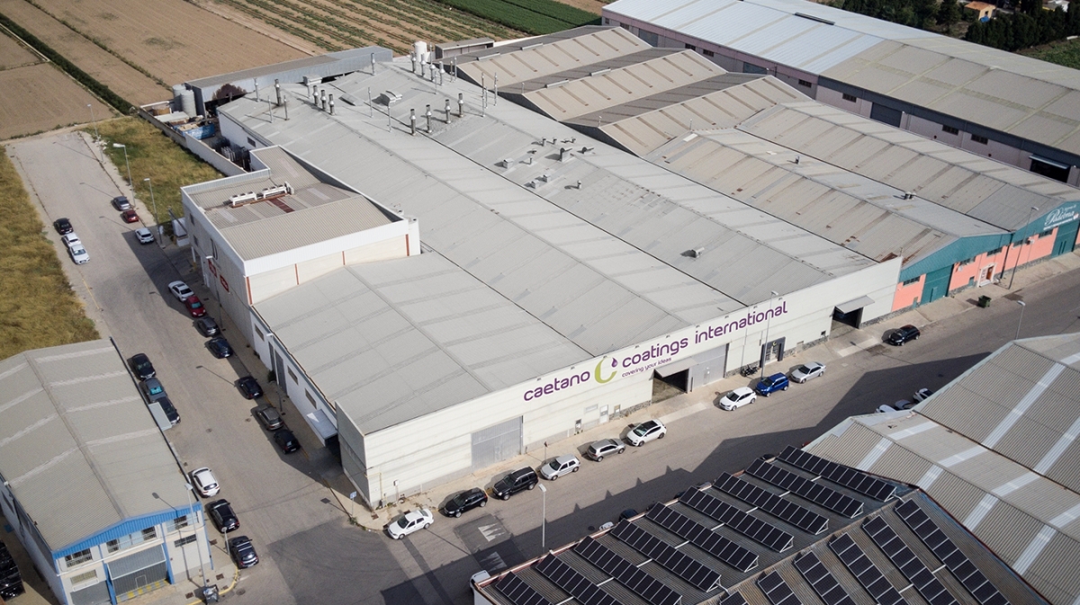 Imagen de la factoría valenciana. - Foto: Caetano Coatings International Imagen de la factoría valenciana.