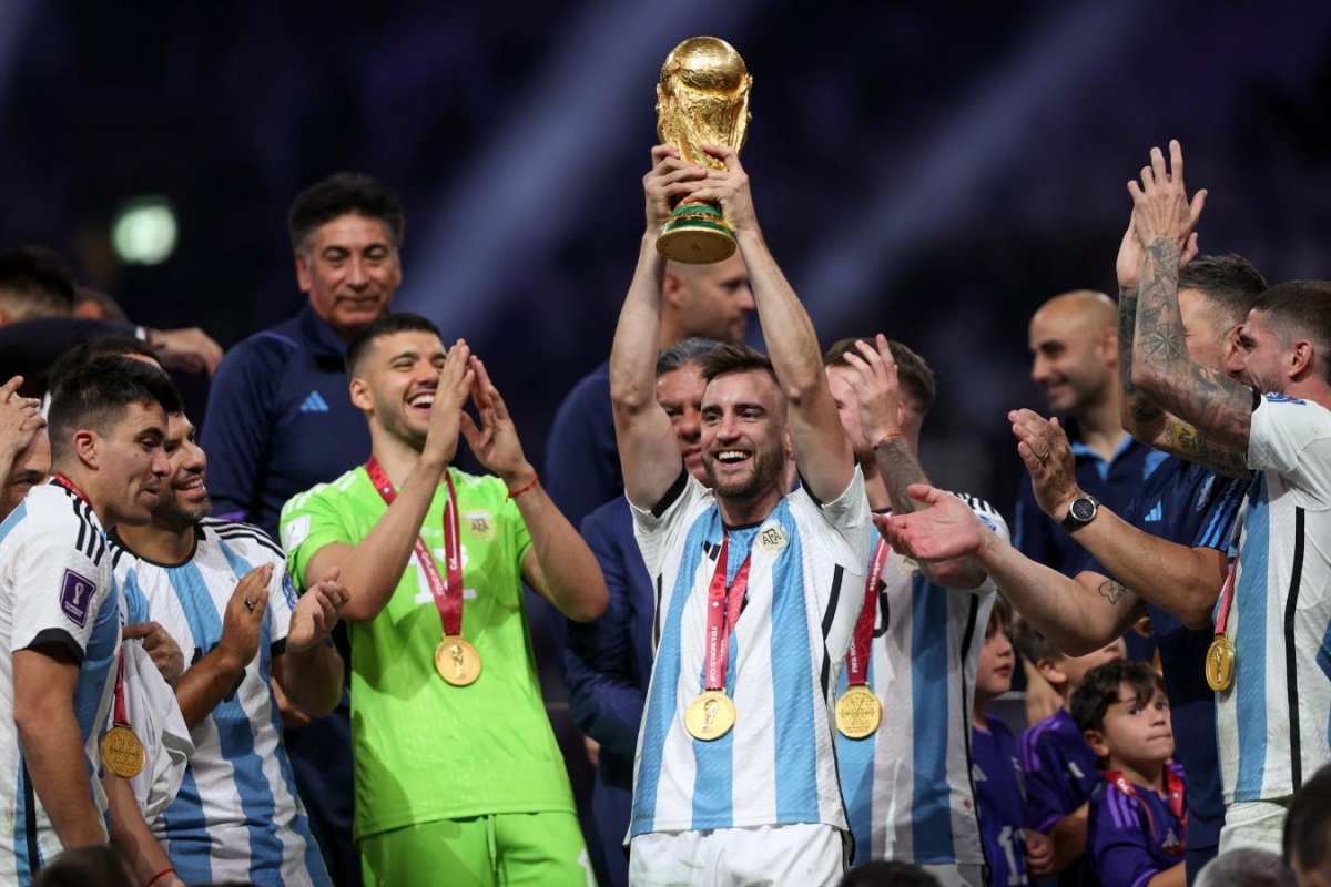 Nicolás Tagliafico, campeón en Catar 2022. - Foto: AFA Nicolás Tagliafico, campeón en Catar 2022.