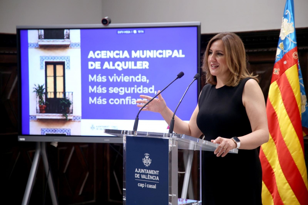 La alcaldesa de València, María José Catalá. 