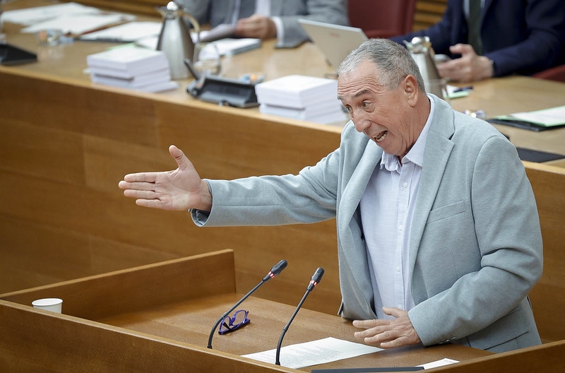 El síndic de Compromís, Joan Baldoví. - Foto: JOSÉ CUÉLLAR / CORTS El síndic de Compromís, Joan Baldoví.