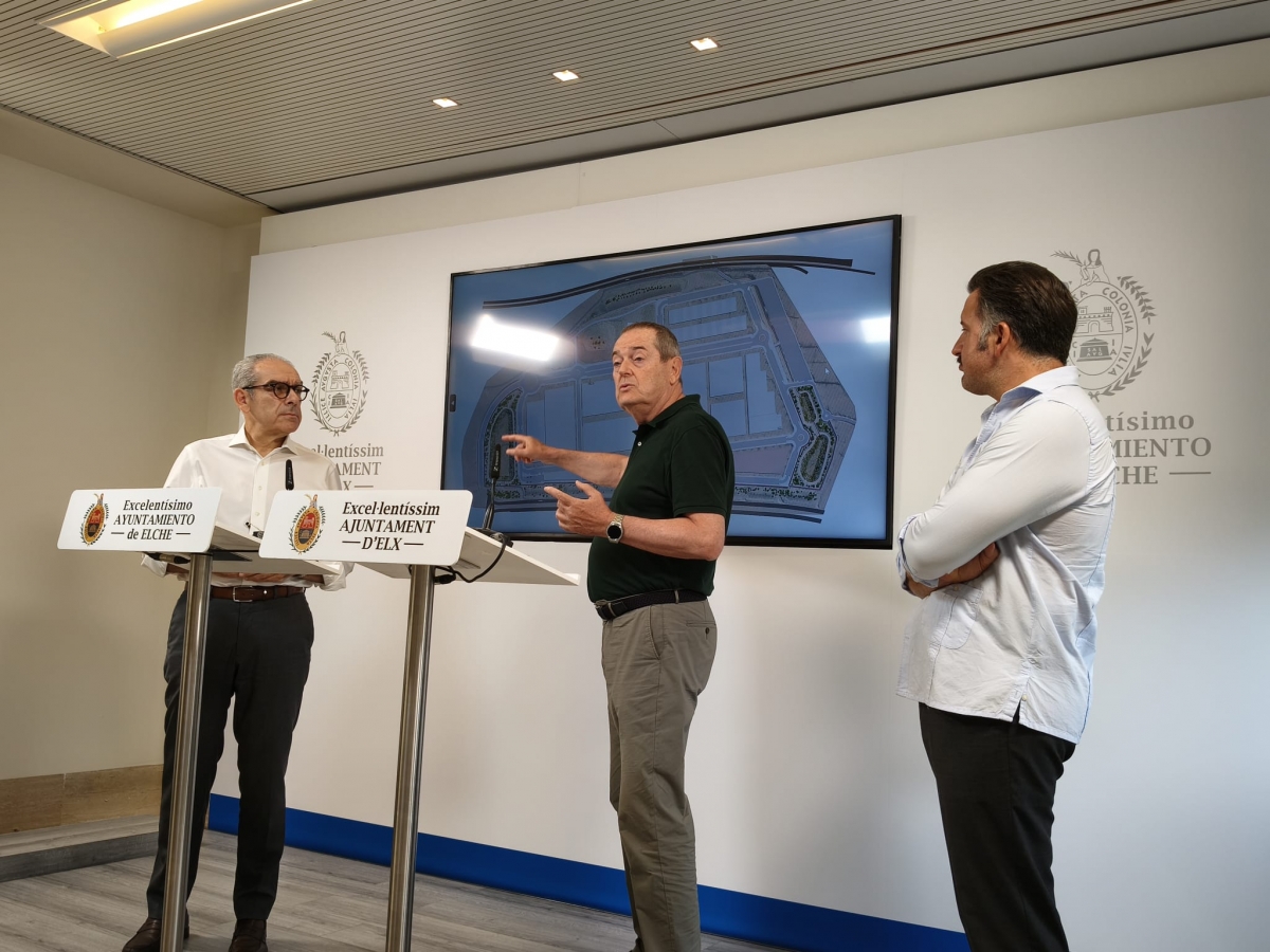 Francisco Soler, Antonio Martínez y Pablo Ruz -