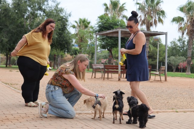 Vila-real renueva las papeleras de cinco parques caninos para avanzar en la mejora de los espacios