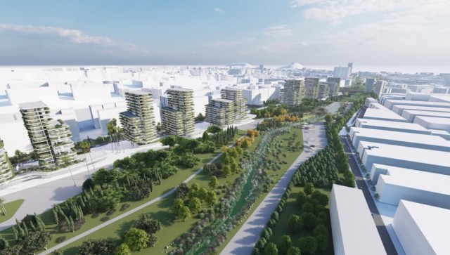 El plan de Alicante para el Parque Central: torres centradas en los bordes del PAU 1 y Ciudad de Asís