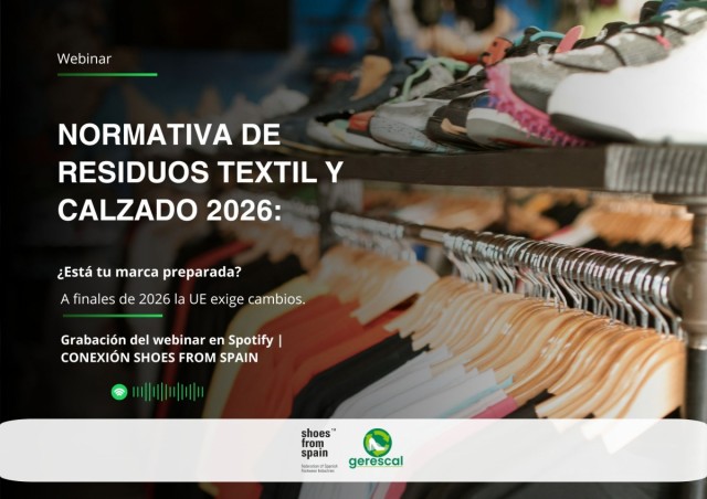 Fice y Gerescal abordan las novedades normativas sobre residuos de calzado y textil