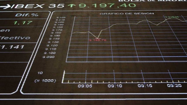 La banca impulsa al Ibex 35 un 2,32% por encima de los 9.100 puntos