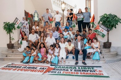 Castellón recibe a los niños saharauis participantes en el programa estival de acogida ‘Vacaciones en Paz’ 