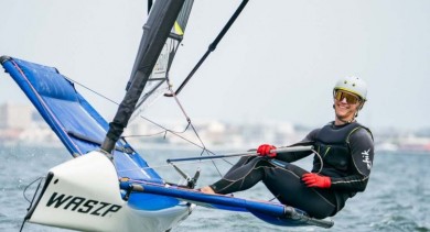 El valenciano Antonio Gasperini es campeón de Europa de la clase WASZP en el Mar Menor