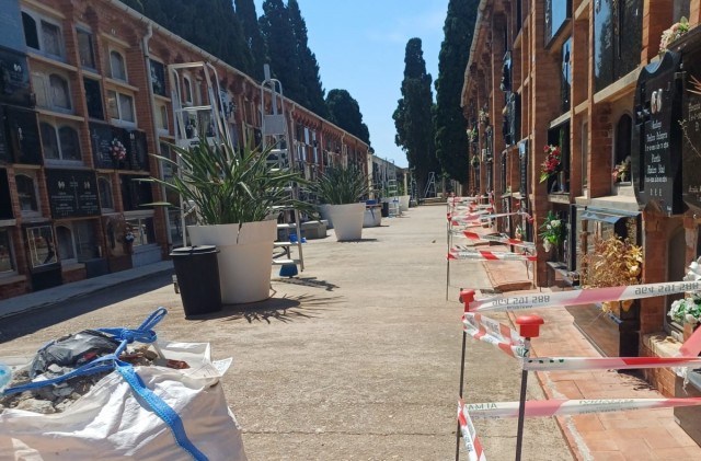 Burriana acomete mejoras en el cementerio municipal por valor de 30.000 euros para garantizar la seguridad