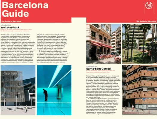 'Monocle' descubre la Barcelona innovadora con una propuesta descentralizada para el visitante
