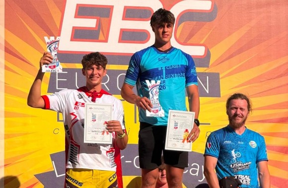 El cartagenero Dani Cegarra se proclama subcampeón de Europa de trial bici en Francia