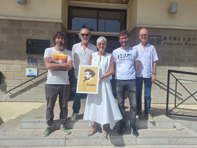 El diseño del zaragozano José Ángel Ligero, cartel del Certamen de Guitarra Francisco Tárrega de Benicàssim