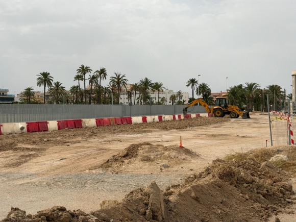 Ahora sí, empiezan en Elche las obras de reurbanización del los accesos al Martínez Valero