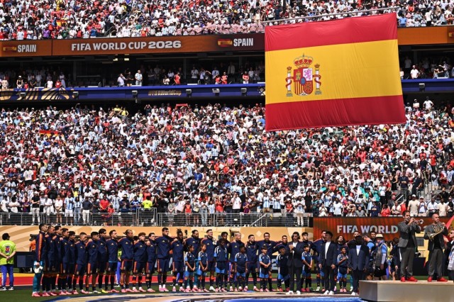 Los valencianos Spanish Brass tras su actuación en la final del Mundial: 